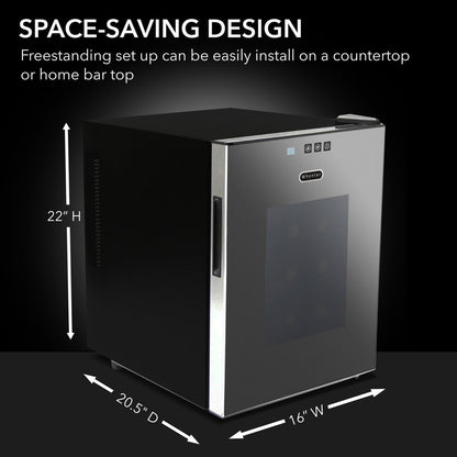 Whynter 20-Bottle Thermoelectric Wine Cooler Single Zone