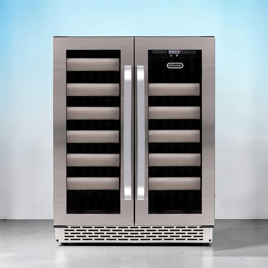 Whynter 40 Bottle Dual Zone Wine Fridge BWR-401DS Elite 24″