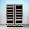 Whynter 40 Bottle Dual Zone Wine Fridge BWR-401DS Elite 24″