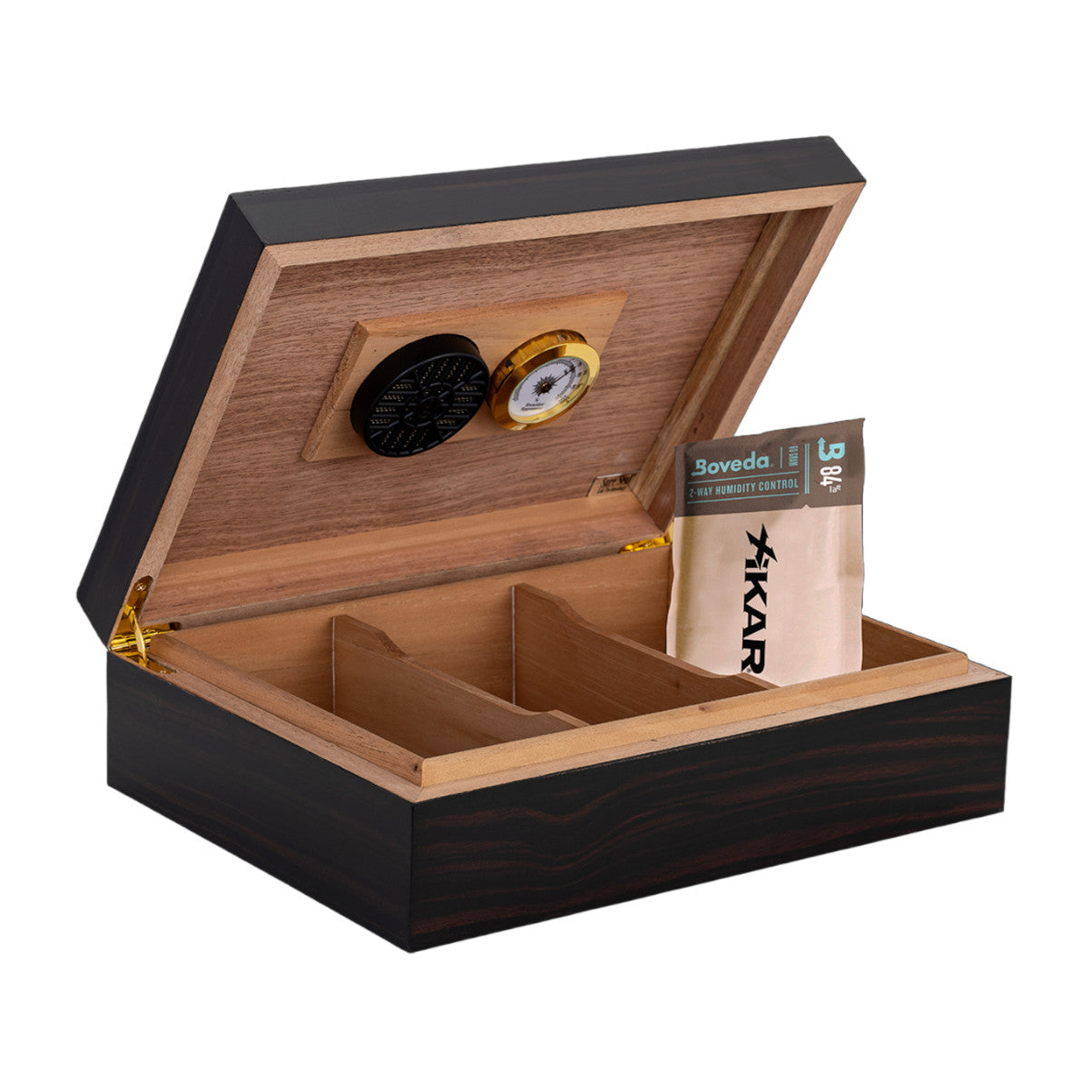 Zebra Desktop Humidor - 50 Cigar Humidor