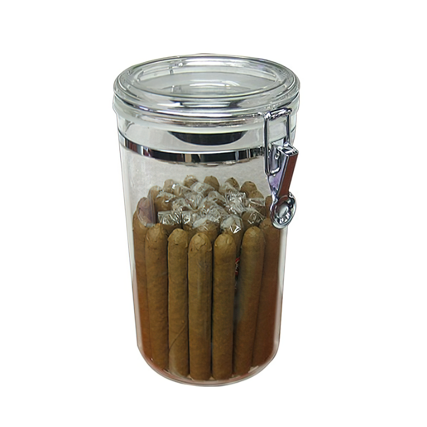 Acrylic Jar - 25 Cigars With Humidifier