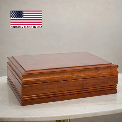 American Chest Amish WoodTop Humidor - 50 Cigars