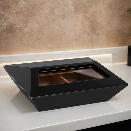 Aria Glasstop Humidor - 80 Cigars