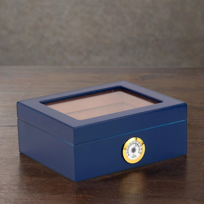 Humidor Supreme® Capri Glasstop Blue