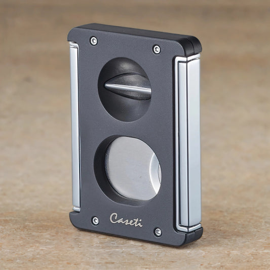 Caseti Trident X 3-in-1 Cigar Cutter - Black