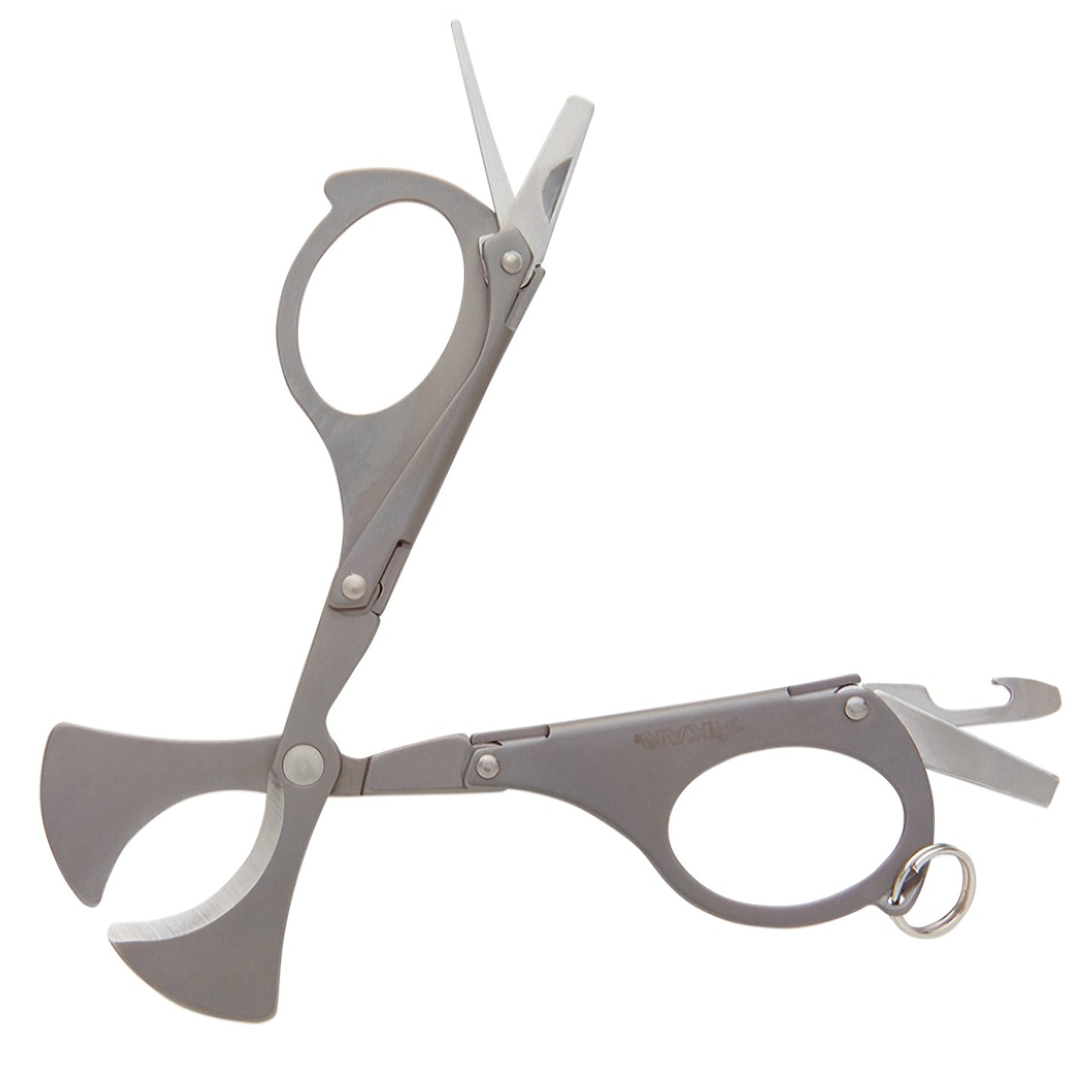 XIKAR® MTX 5-in-1 Foldable Stainless Steel Cigar Scissors Multi-Tool