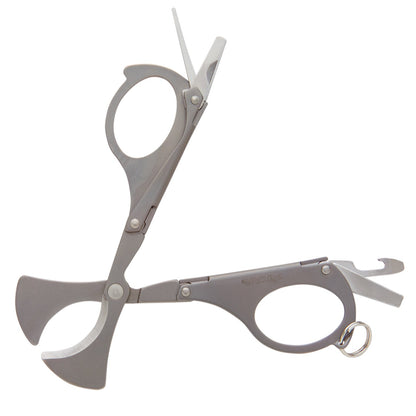 XIKAR® MTX 5-in-1 Foldable Stainless Steel Cigar Scissors Multi-Tool