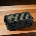 Cigar Caddy 10 Army Green US Flag 10-Cigar Travel Humidor
