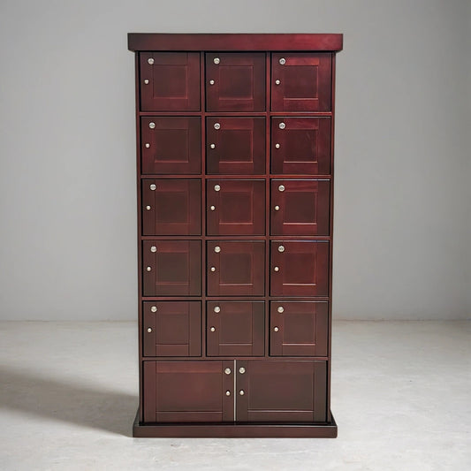 Cherry Cigar Locker Cabinet by Prestige Import Group