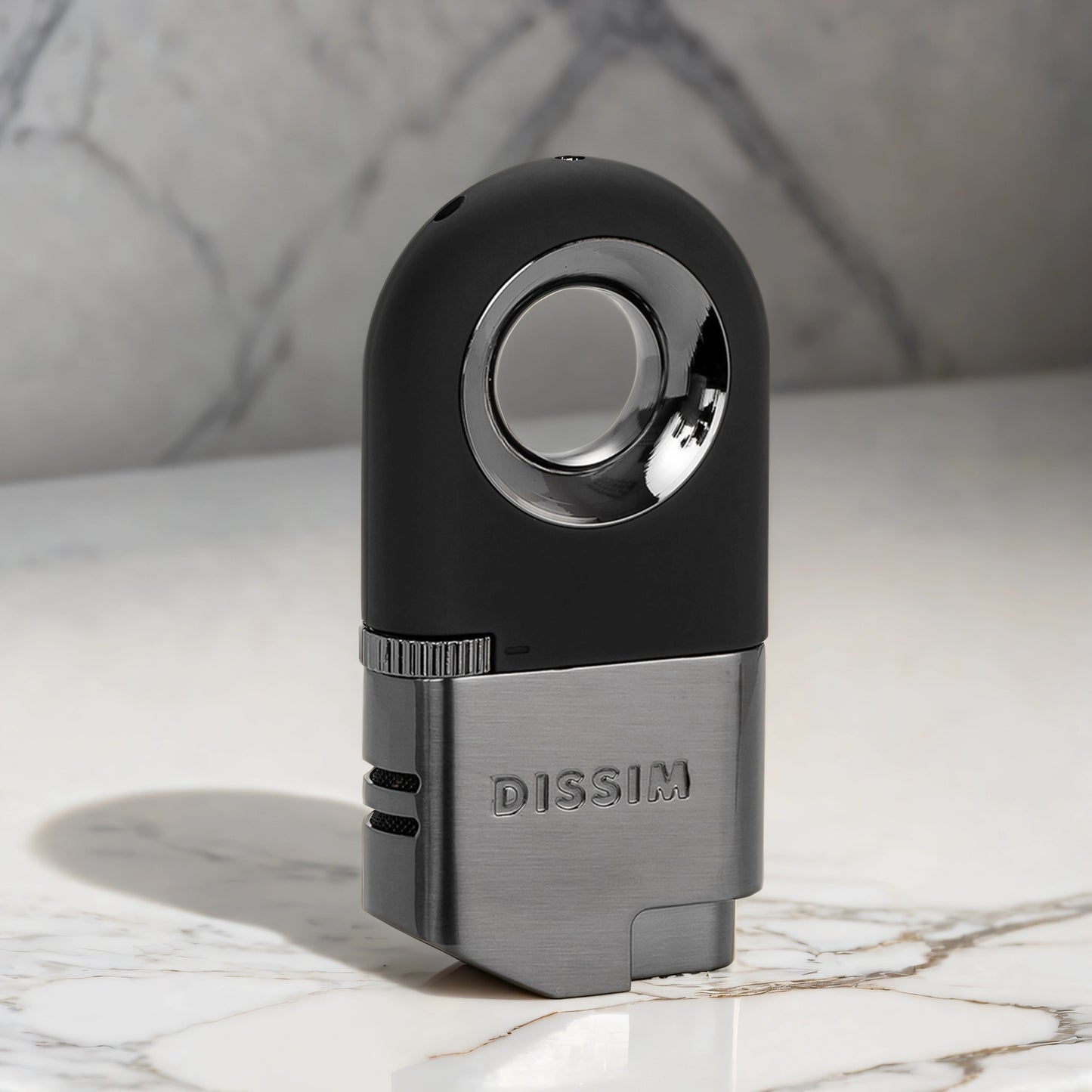 Dissim Inverted Dual Torch Lighter - Black