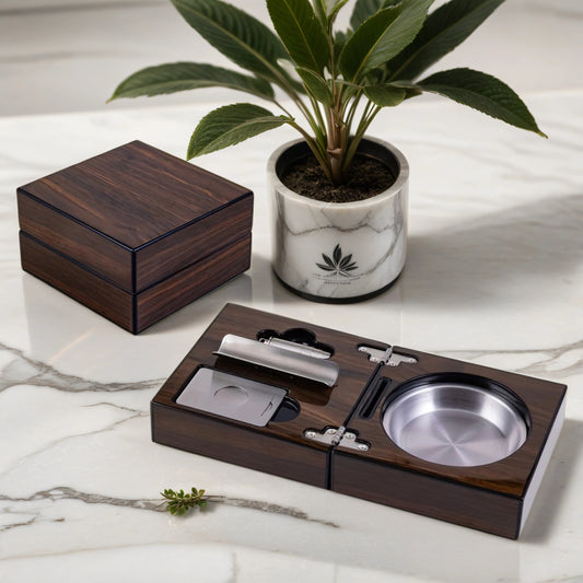 Folding Ashtray Set