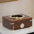 Humidor Supreme Gangway 50-Cigar Nautical Glasstop Humidor