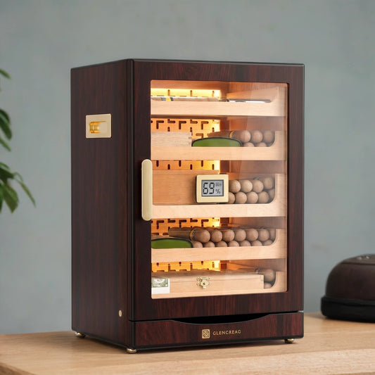 Glencreag M26FM-B Classic Cigar Humidor Cabinet - 250 Capacity