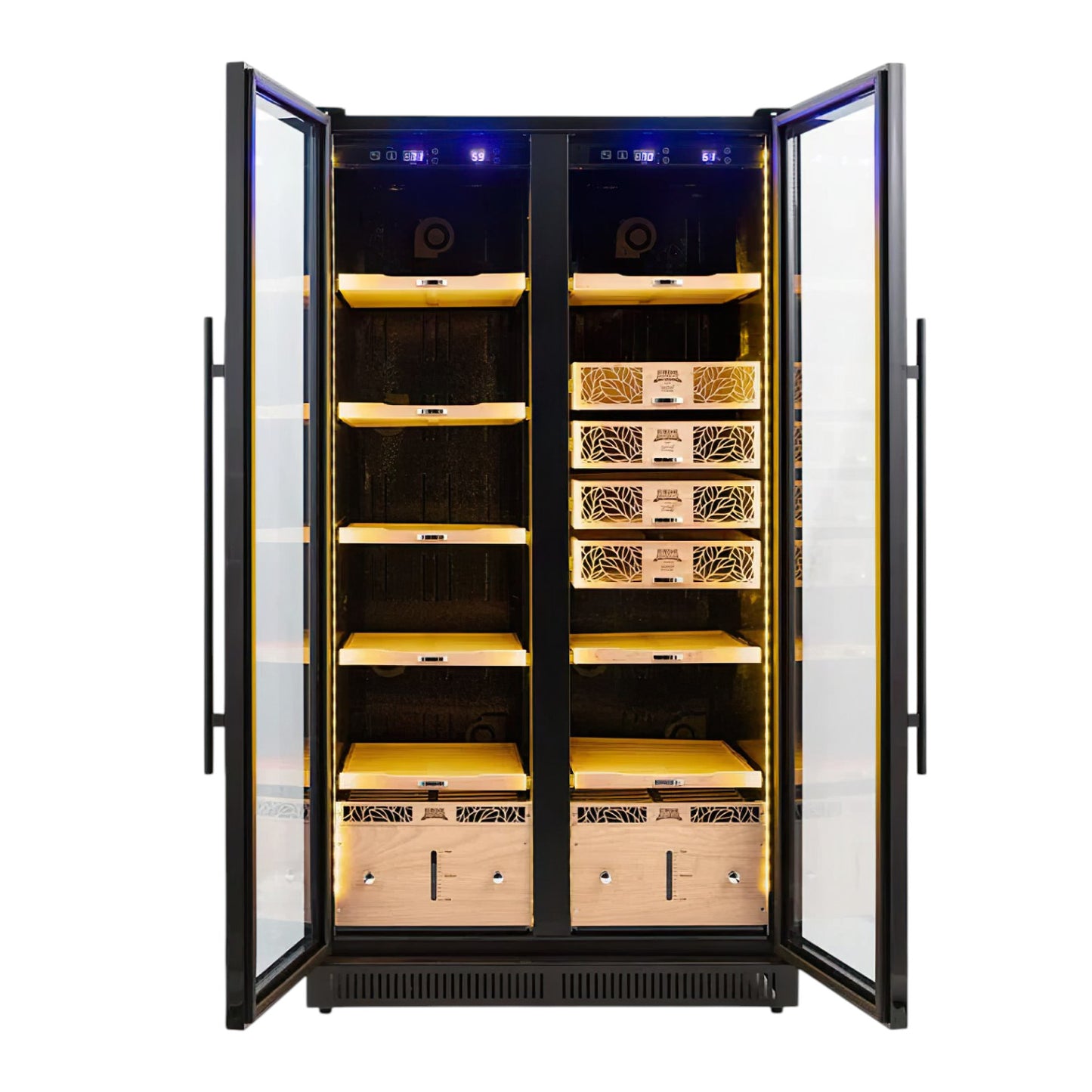 Humidor Supreme 9200 Series Dual Zone Climate Controlled Electric Humidor