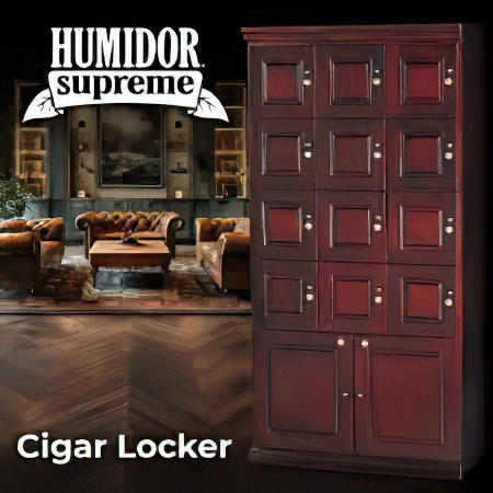 Humidor Supreme Mahogany Cigar Locker - 5,000 Cigars