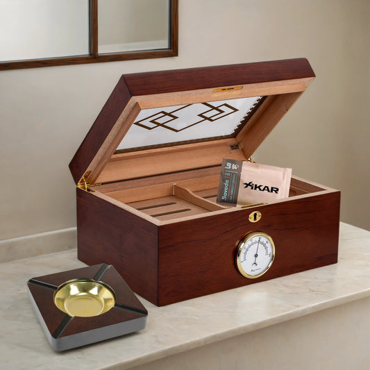 Humidor Supreme® and Quality Importers Ashtray Gift Set