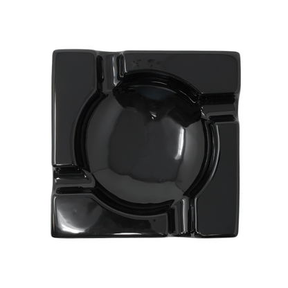 Large Ceramic Ashtray (Black)