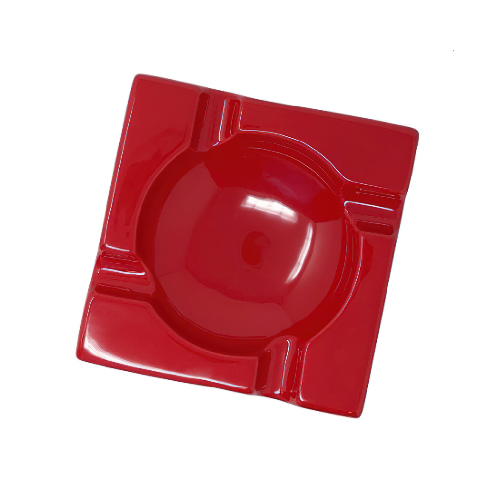 Large Ceramic Ashtray (Red)