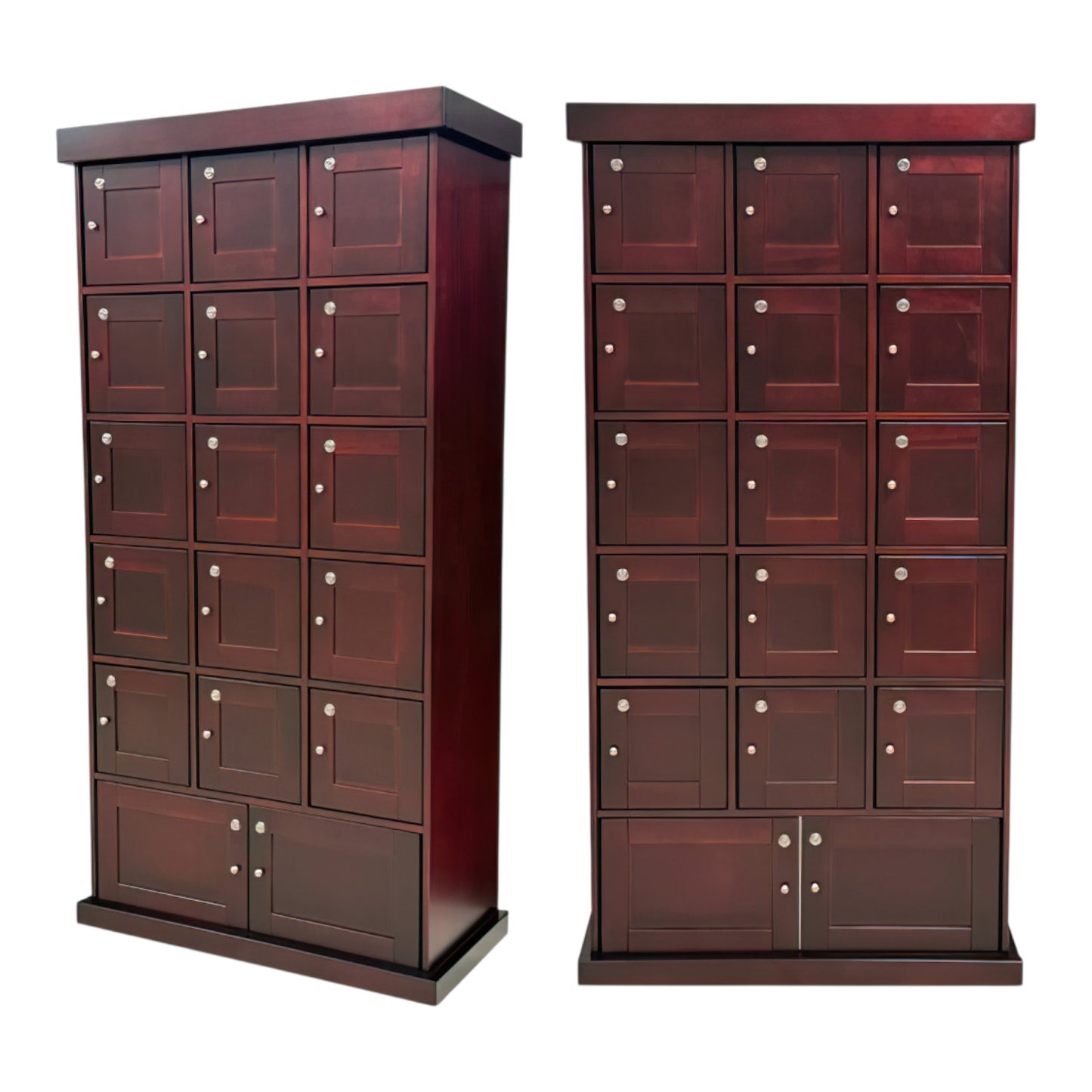 Cherry Cigar Locker Cabinet by Prestige Import Group