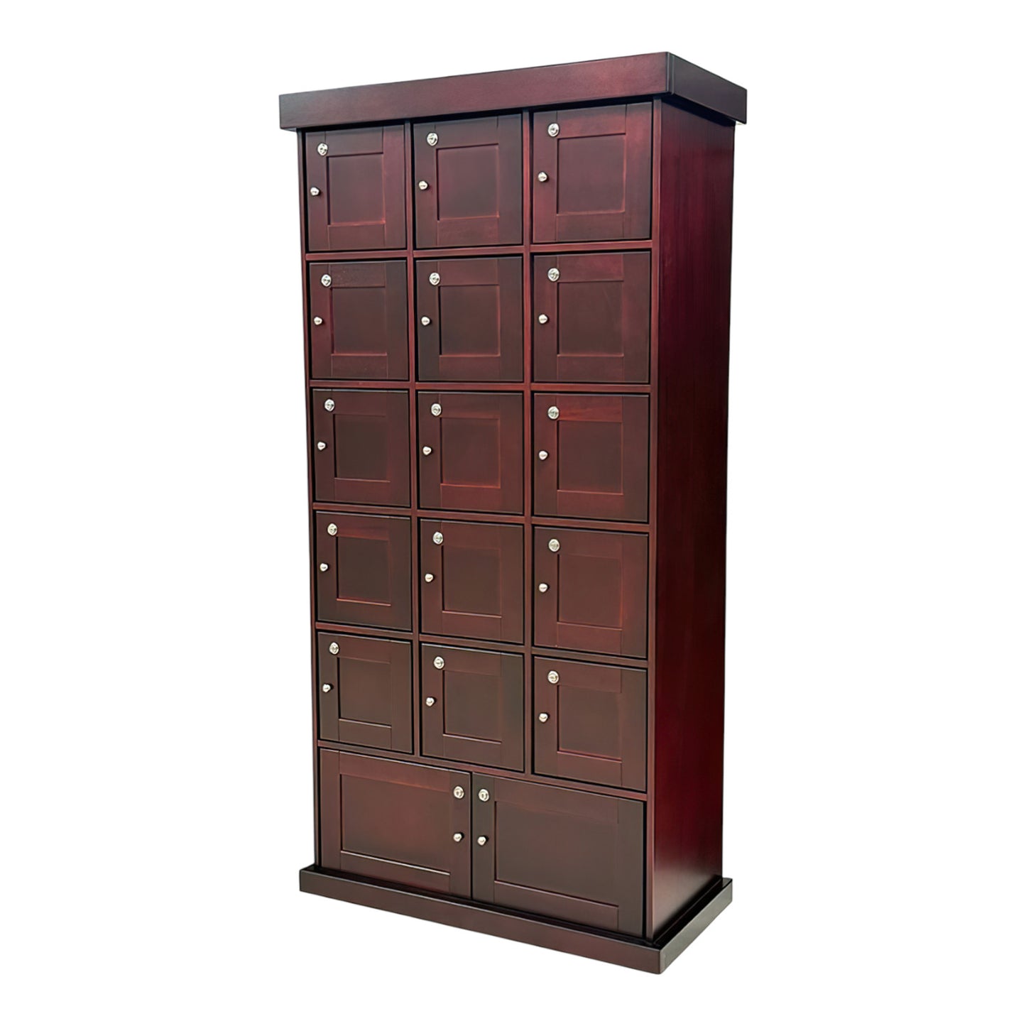 Cherry Cigar Locker Cabinet by Prestige Import Group