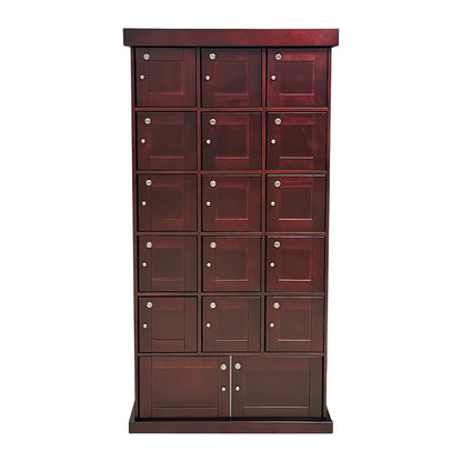 Cherry Cigar Locker Cabinet by Prestige Import Group