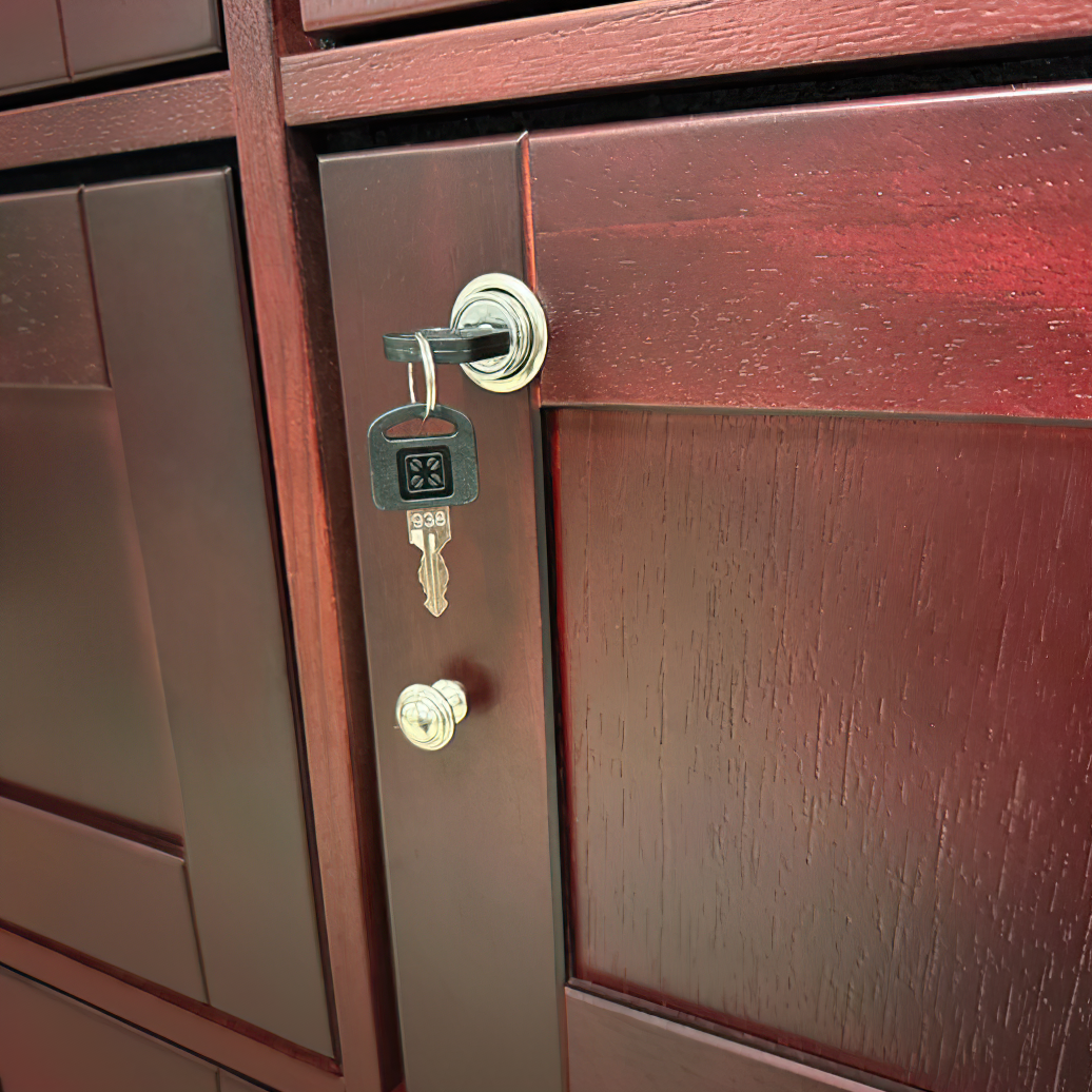 Cherry Cigar Locker Cabinet by Prestige Import Group