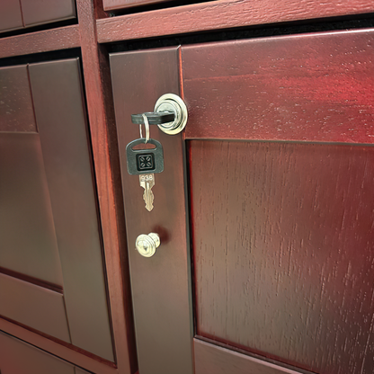 Cherry Cigar Locker Cabinet by Prestige Import Group