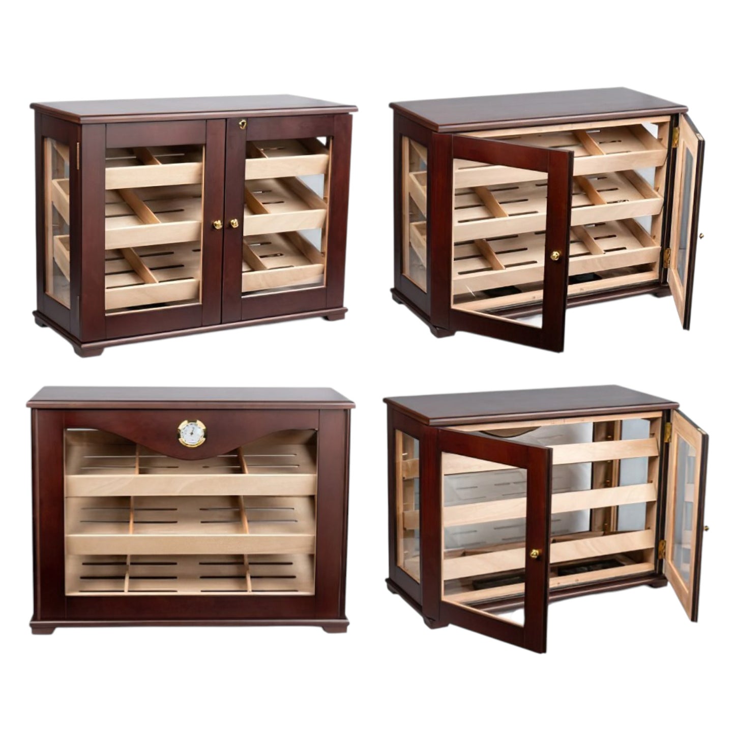 The Marciano Dark Mahogany Countertop Display Humidor - 250 Cigar Capacity