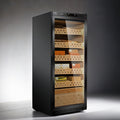 Raching MON1800A Black 1200-Cigar Climate Control Humidor