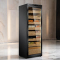 Raching MON3800A Black 1800-Cigar Climate Control Humidor