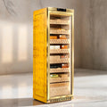Raching MON3800A Gold Burl 1800-Cigar Climate Control Humidor
