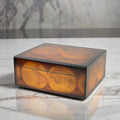 The Old World Capri 30-60 Cigar Map Veneer Desktop Humidor