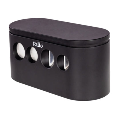Palió Quad Tabletop Cigar Cutter - Black (Straight & V-Cut)