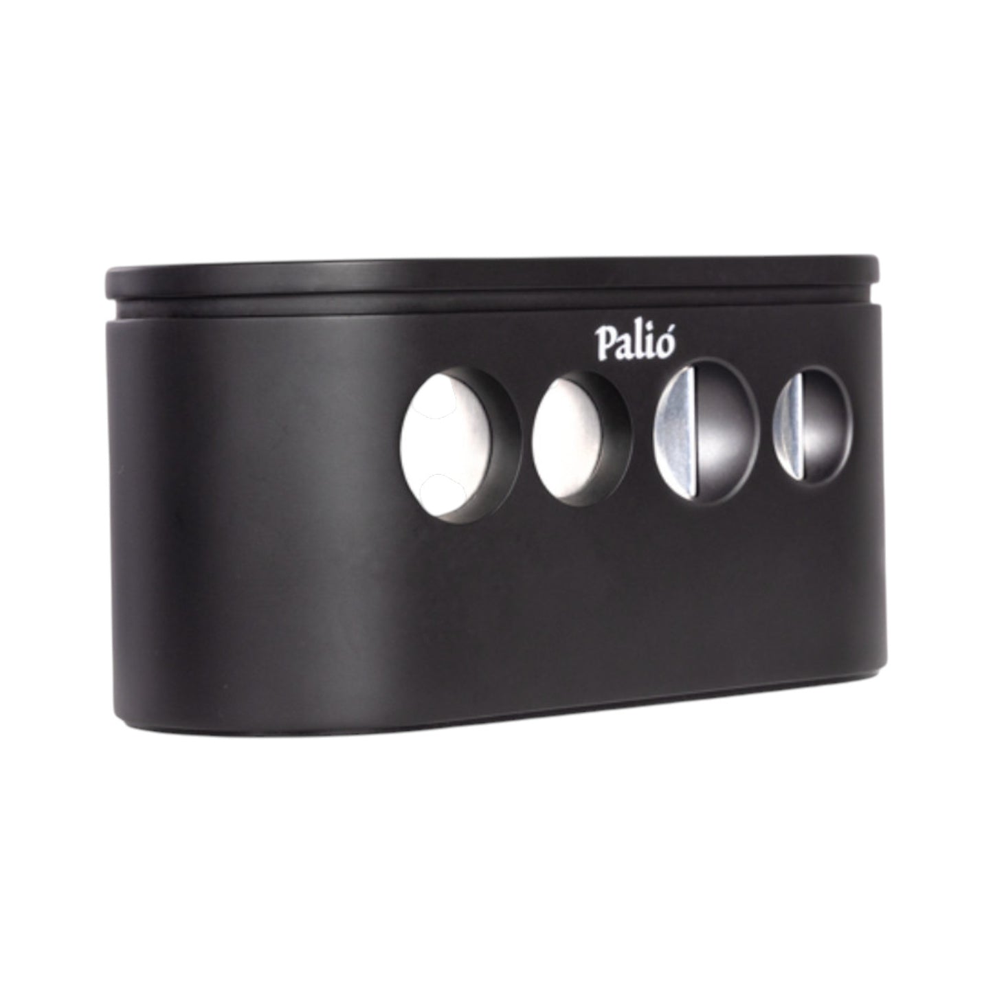 Palió Quad Tabletop Cigar Cutter - Black (Straight & V-Cut)