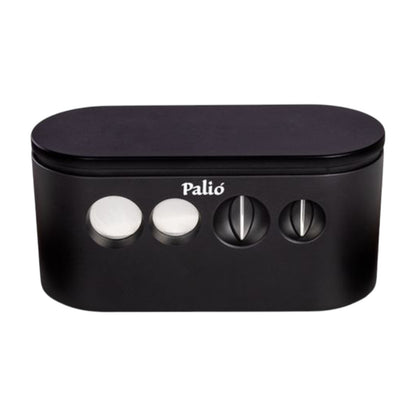 Palió Quad Tabletop Cigar Cutter - Black (Straight & V-Cut)