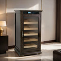 The Redford Espresso Electric Climate Controlled Cabinet Humidor - 1250 Cigars