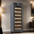 The Remington Lite Black Electric Climate Controlled Humidor - 2000 Cigar Capacity