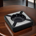 Prestige Saint Lucia Black Lacquer 4-Cigar Ashtray
