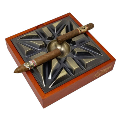 Smokin' Ash UrbanMatrX Walnut & Gunmetal Cigar Ashtray