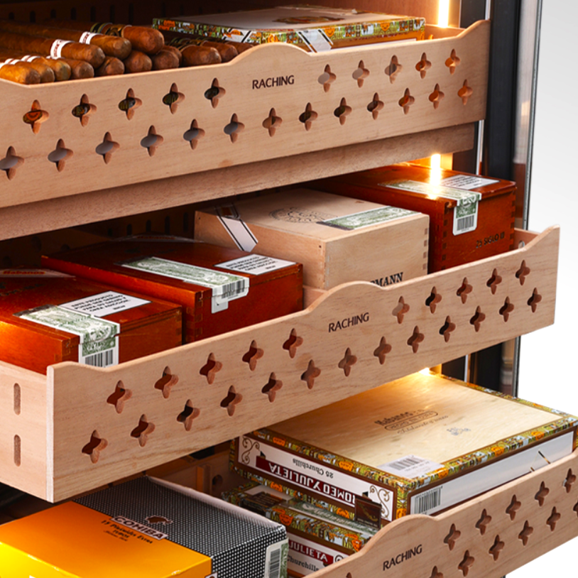 Raching MON1800A Gold Burl - 1200 Cigars