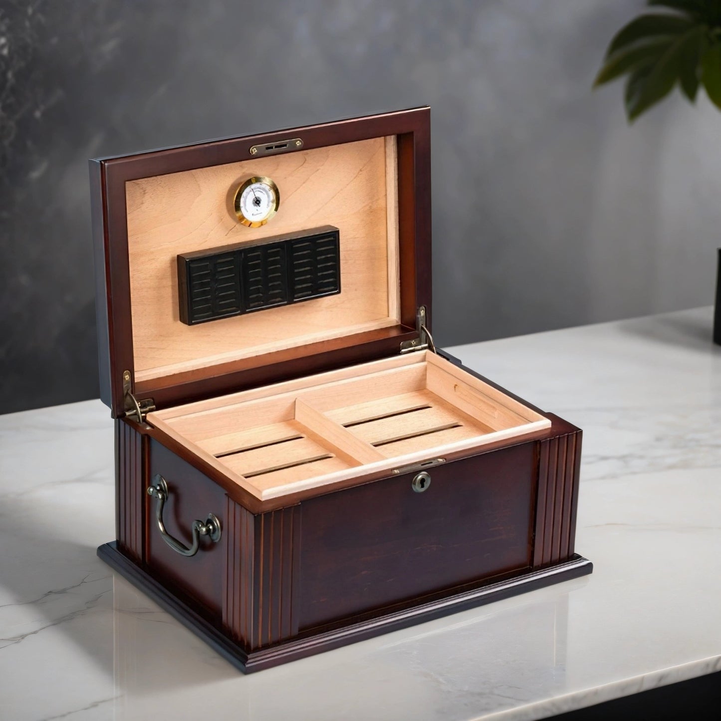 The Caesar - 50 Cigar Humidor - Refined Traditions