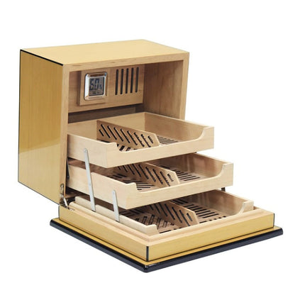 The Elevate (Pear Wood) - 150 Cigar Humidor - Refined Traditions