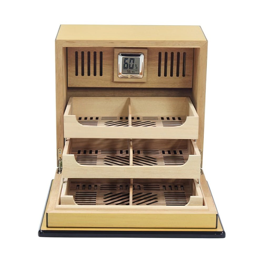 The Elevate (Pear Wood) - 150 Cigar Humidor - Refined Traditions