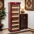 The Barbatus Cherry Cabinet Humidor Tower - 2000 Cigar Capacity