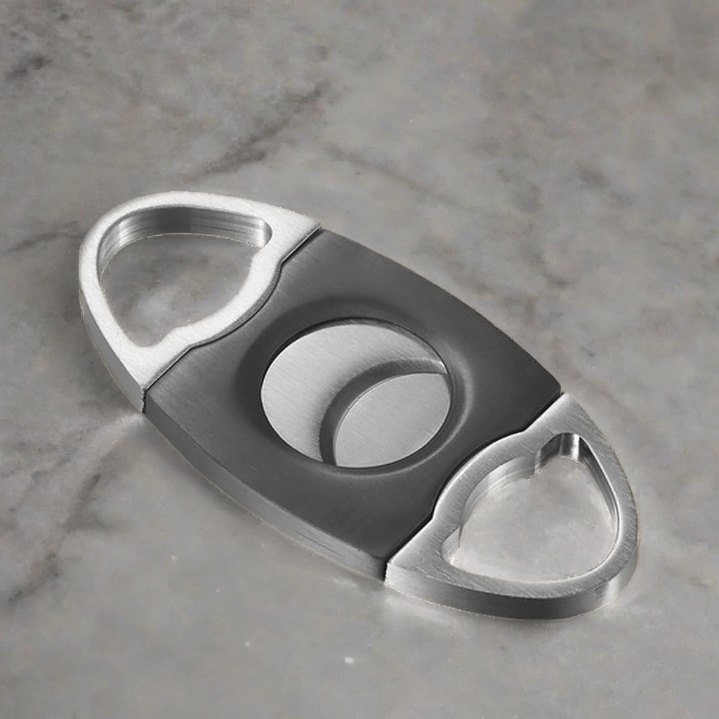 Visol Perfecto Stainless Steel Double Guillotine Cigar Cutter