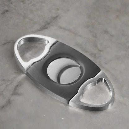Visol Perfecto Stainless Steel Double Guillotine Cigar Cutter