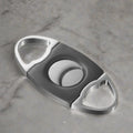 Gunmetal & Chrome 18/10 Stainless Steel Perfecto Cut Cigar Cutter