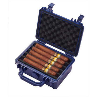 Visol Rider Hard Plastic Travel Humidor - 15 Cigars