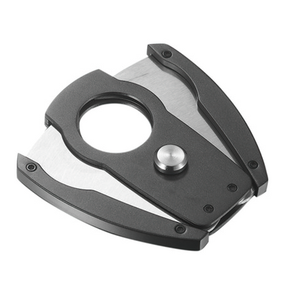 Visol Corbett Double Guillotine Cigar Cutter - Gunmetal