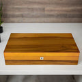 The Winchester 180-Cigar Apple Wood Low-Profile Desktop Humidor